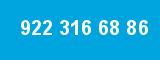 922 316 68 86 922 316 68 86